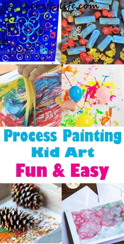 fun easy painting process art for kids