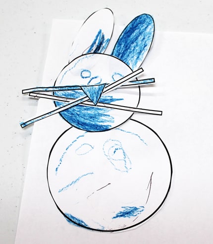 free printable bunny craft for kids - acraftylife.com