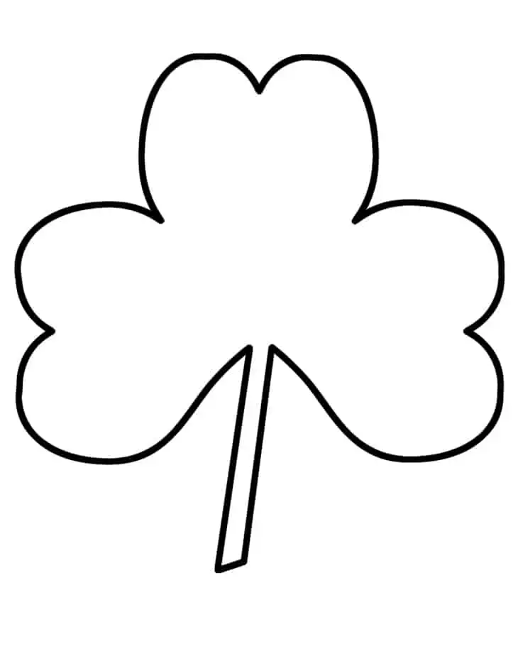 printable shamrock