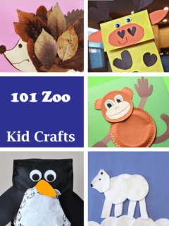 Fun and easy zoo crafts for preschoolers and toddlers - animal crafts for kids - acraftylife.com