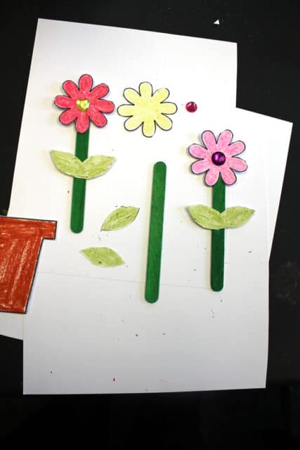 Easy Printable Flower Craft for Kids: Free Template - A Crafty Life