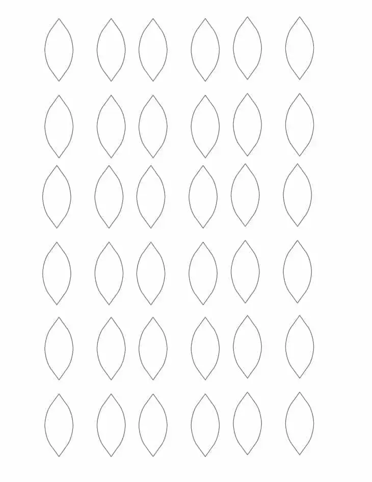 free leaf printable template