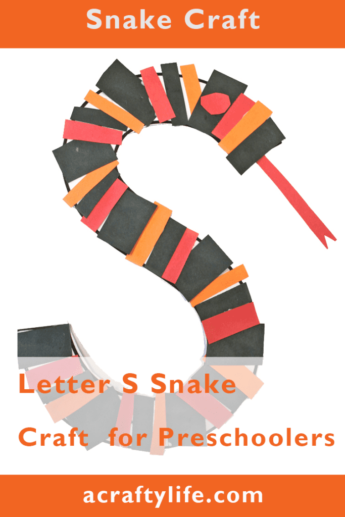 Try this fun letter S Snake craft for preschoolers. There is a letter S template printable.