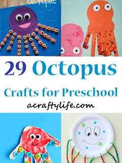 Try some fun octopus crafts for preschool. These crafts for kids would be great for an ocean theme or the letter O.