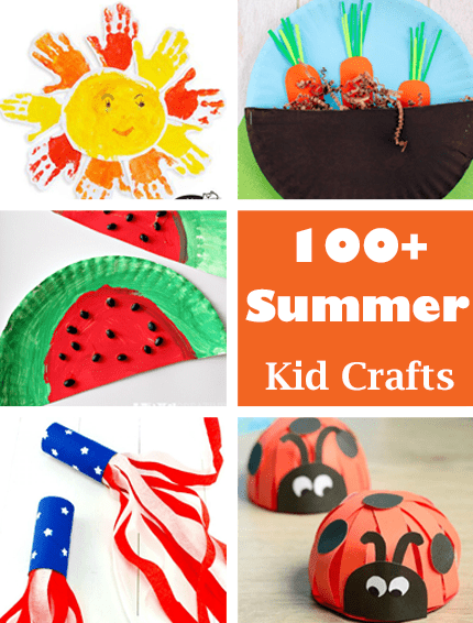 100 Fun Preschool Crafts for Summer - Easy Ideas - A Crafty Life