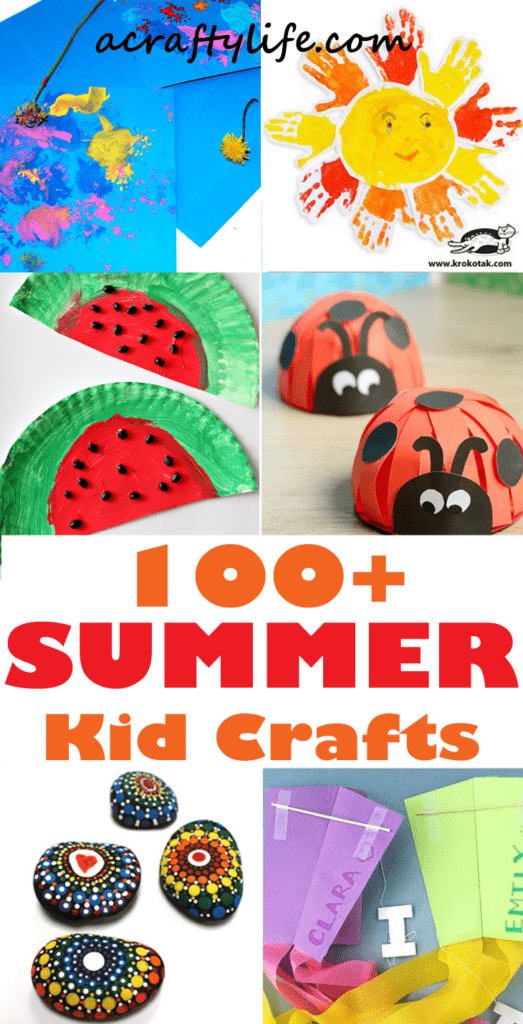 Looking for some summer crafts for preschool? Try some of the fun arts and crafts ideas.