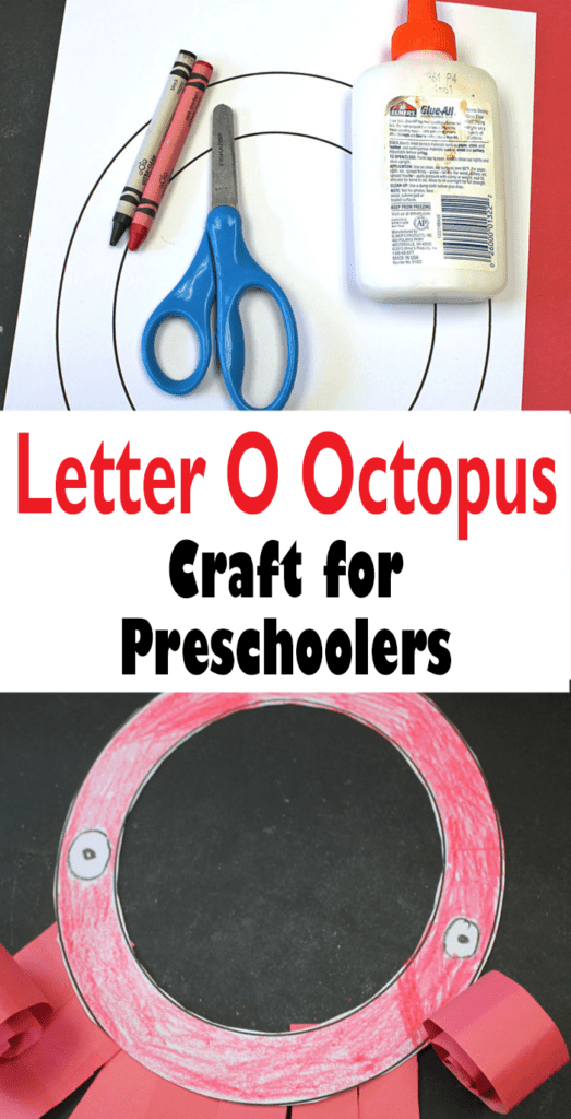 Printable letter O craft. Have fun making this easy octopus craft for the letter O.