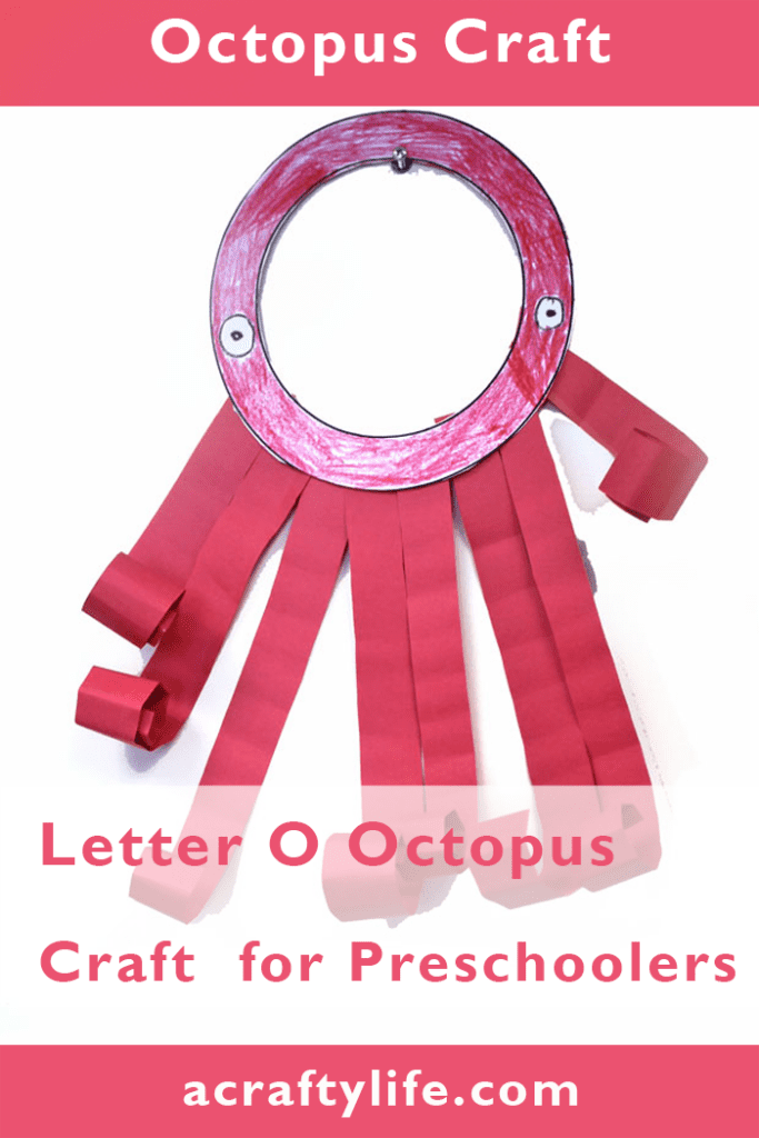 Printable letter O craft. Have fun making this easy octopus craft for the letter O.
