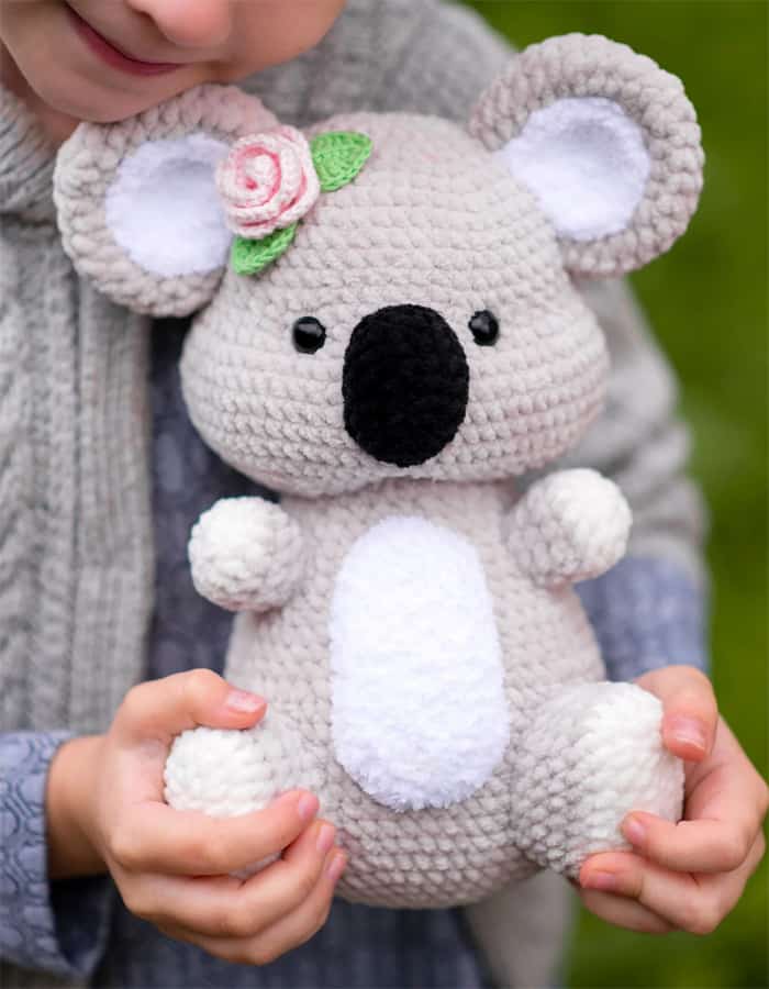 Make your own cute amigurumi koala pattern.