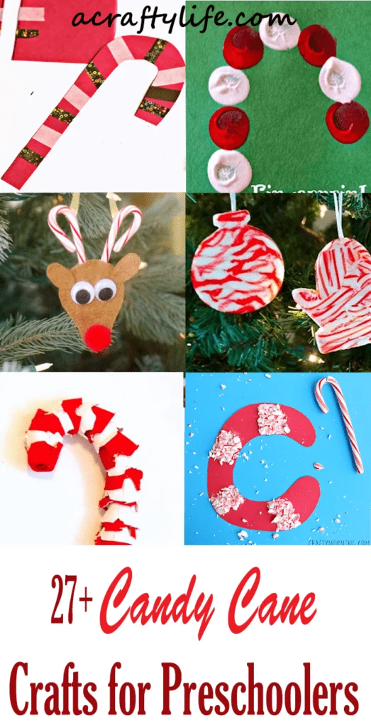 Try some of these fun candy cane crafts for preschoolers.