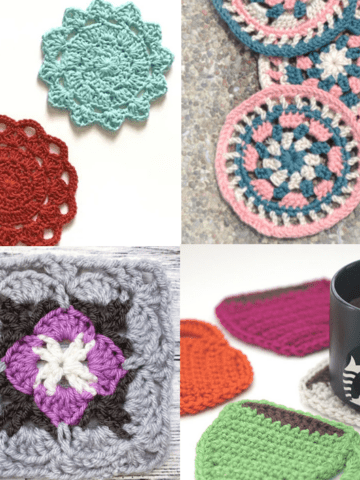 Try some of these quick and easy free coaster crochet patterns.