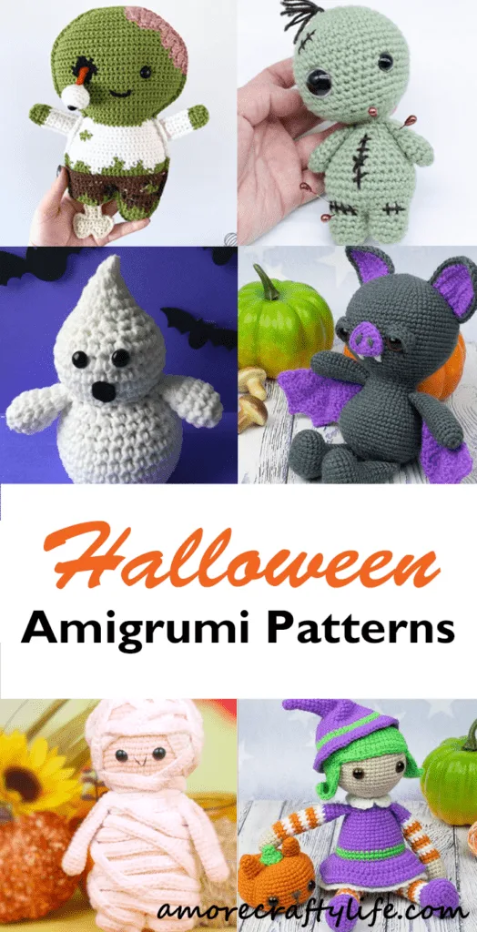 Make some fun free Halloween amigurumi patterns.