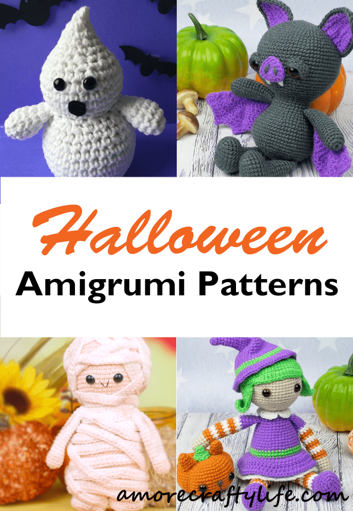 Make some fun free Halloween amigurumi patterns.