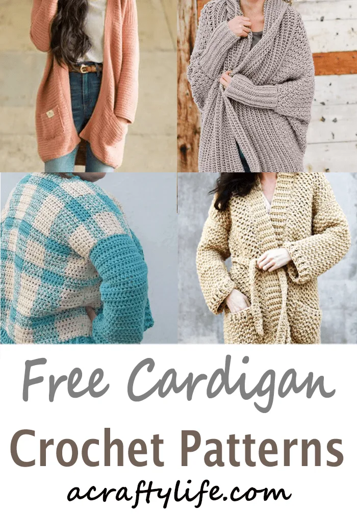 Crochet Cozy Granny Square Cardigan - Free Pattern + Video