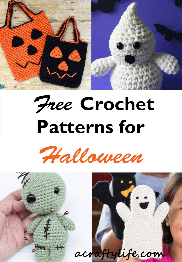 Try some of these free crochet patterns for Halloween.