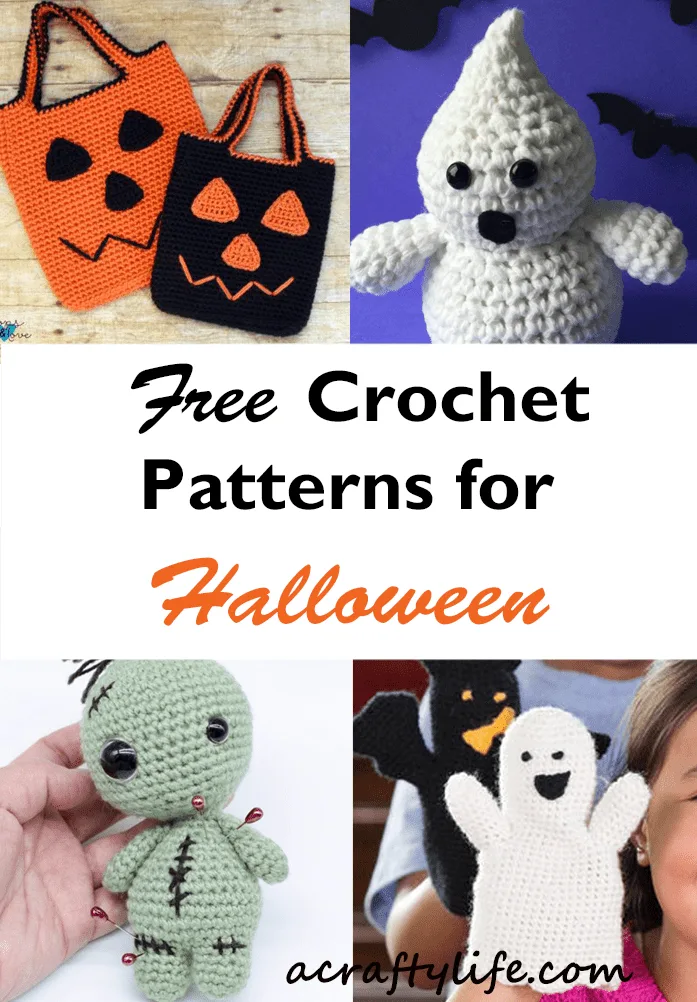 Try some of these free crochet patterns for Halloween.