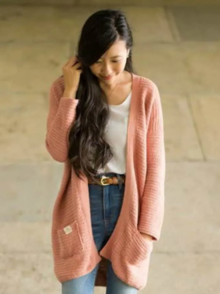 Try some of these free crochet cardigan patterns. There are lots of different kinds to pick from.