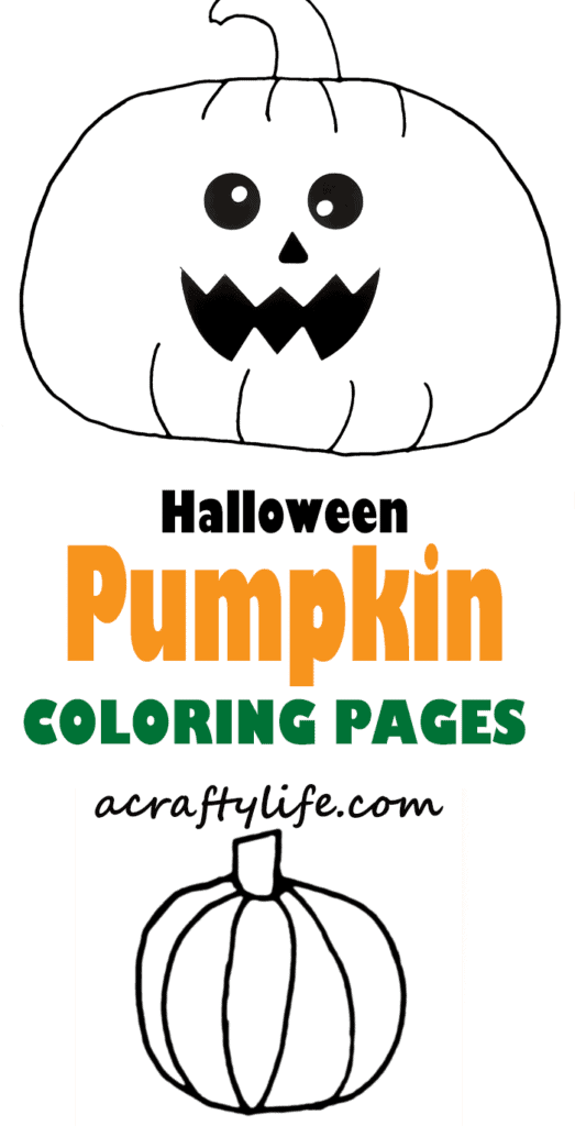 Try this pumpkin coloring page. There is a jack-o-lantern printable Halloween coloring page too.