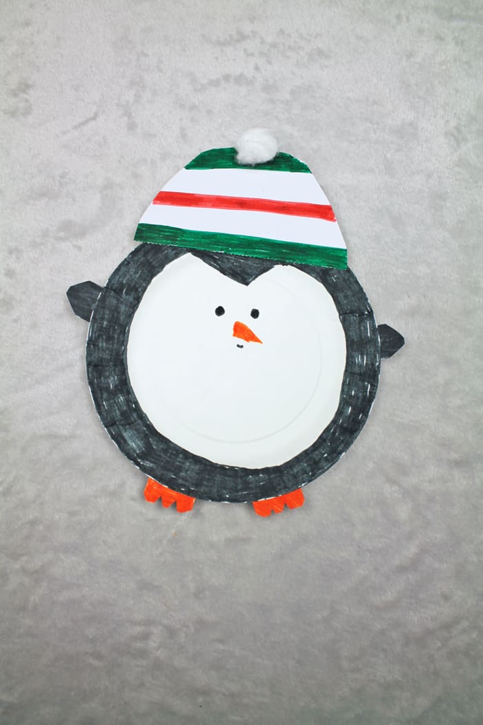 Cute & Easy Paper Plate Penguin Christmas Ornament Craft A Crafty Life