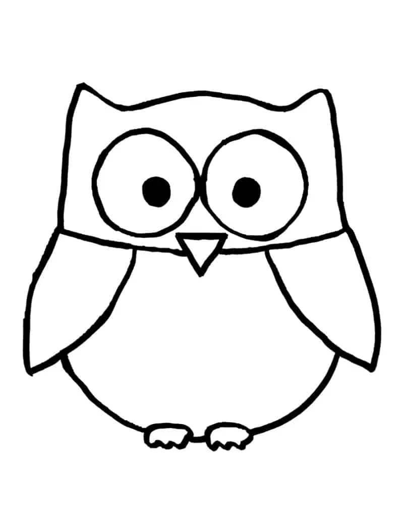 Color a cute owl for Valentine's Day. Print out these free owl pages.