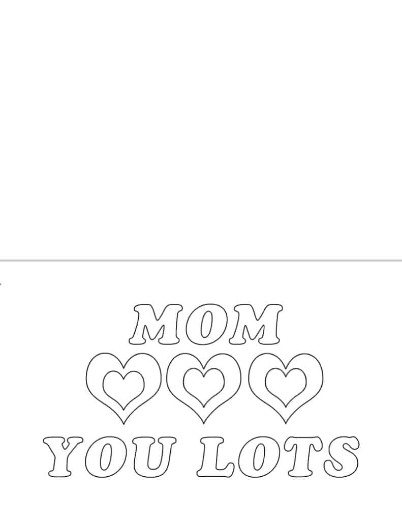 Print out this free Mother's Day Card template. This is an easy craft for preschoolers to make.