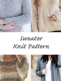 Try some of these knit sweater patterns.