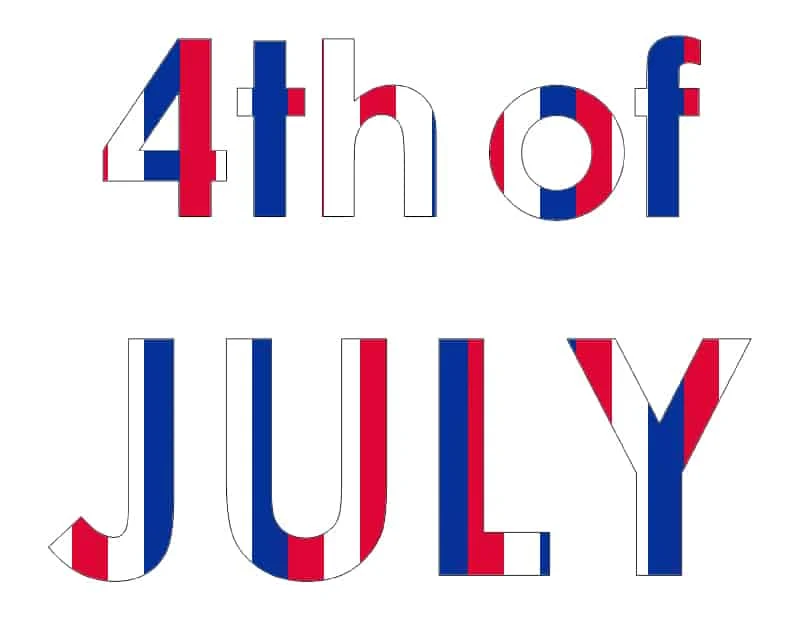 Try this free printable template for the 4th of July craft for preschoolers.