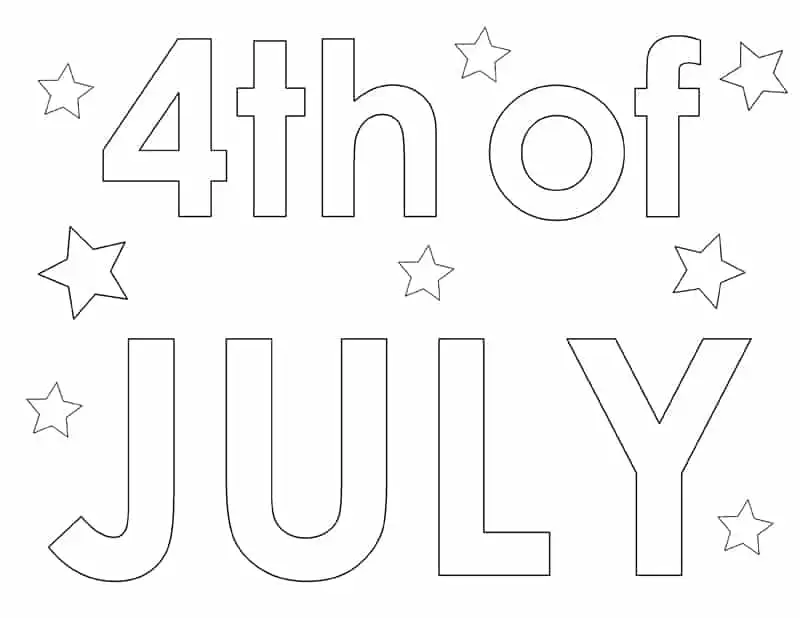 Try this free printable template for the 4th of July craft for preschoolers.