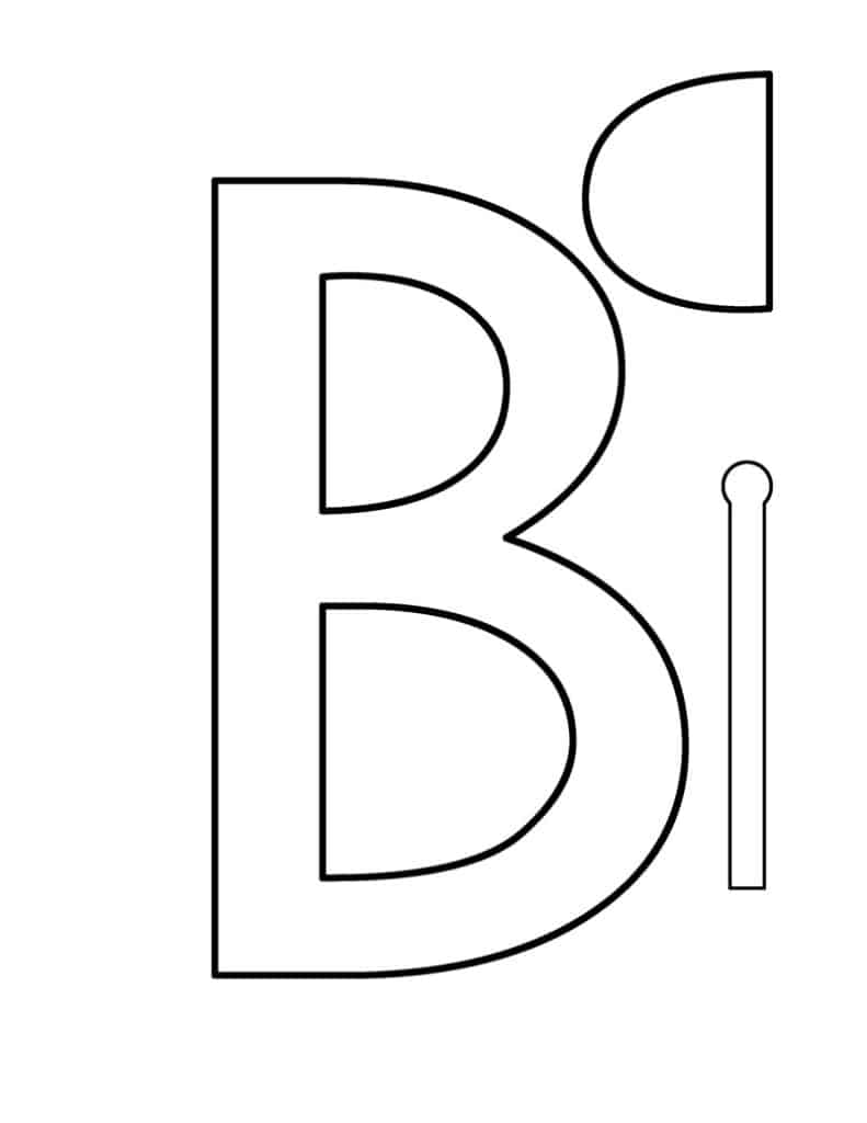 Try this easy letter B bee craft for preschool. You can just color, cut, and glue the printable template.