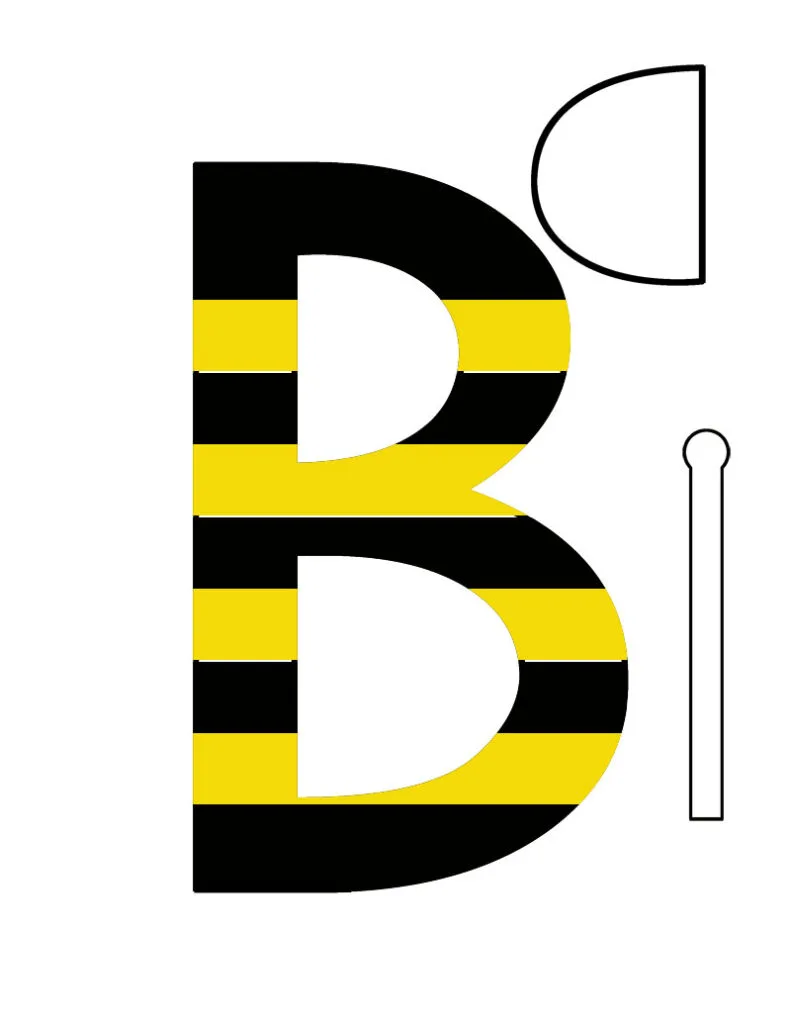 Try this easy letter B bee craft for preschool. You can just color, cut, and glue the printable template.