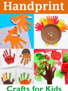 Make some of these fun and easy handprint crafts for fall. There are lots of different crafts to keep the kids entertained.