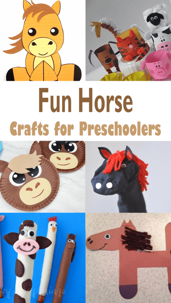 Make your own fun horse craft for kids. These easy crafts are great for preschoolers learning the learn H.