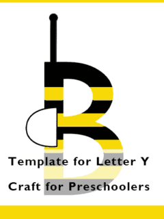 Try this easy letter B bee craft for preschool. You can just color, cut, and glue the printable templat