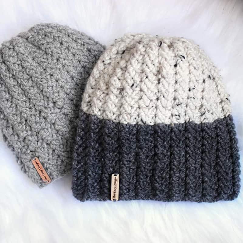 Make a cozy crocheted winter hat.