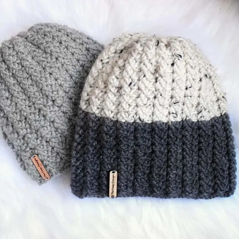Make a cozy crocheted winter hat.