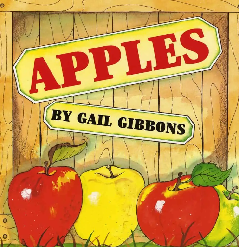 Letter a apples book