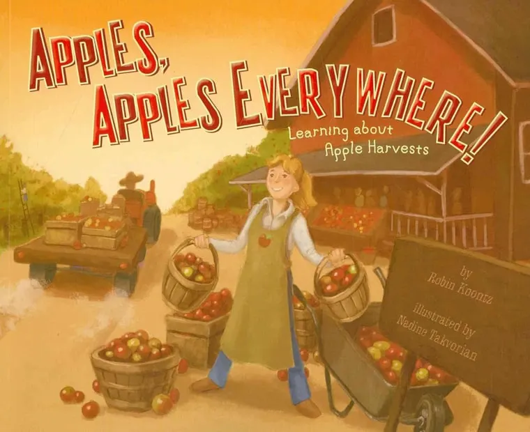 Apples apples everywhere book for the letter a or apples theme