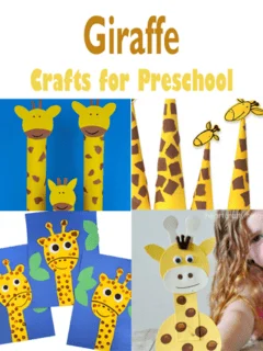 Make some of these fun giraffe crafts for preschool. They are great for zoo or letter G themes.