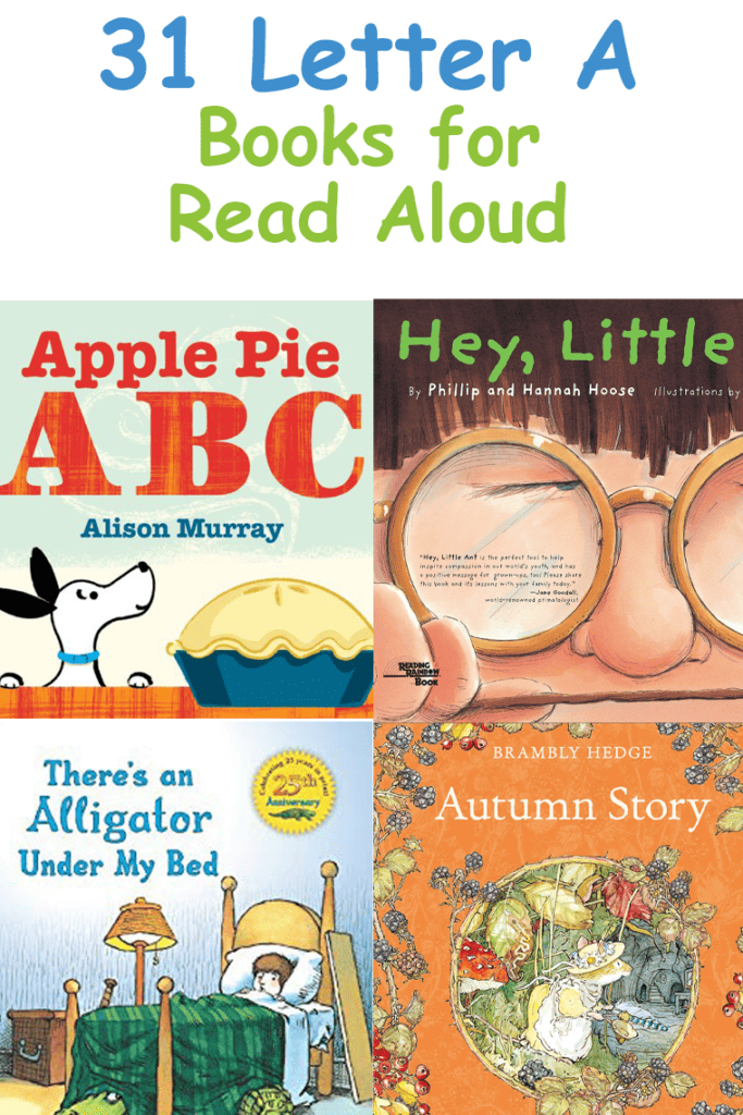 letter A books for read aloud