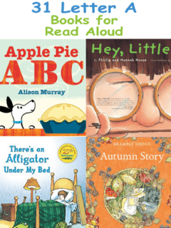 letter A books for read aloud