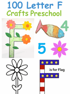Try some of these fun and easy letter F crafts preschool. There are fish, flowers, foxes, and more.