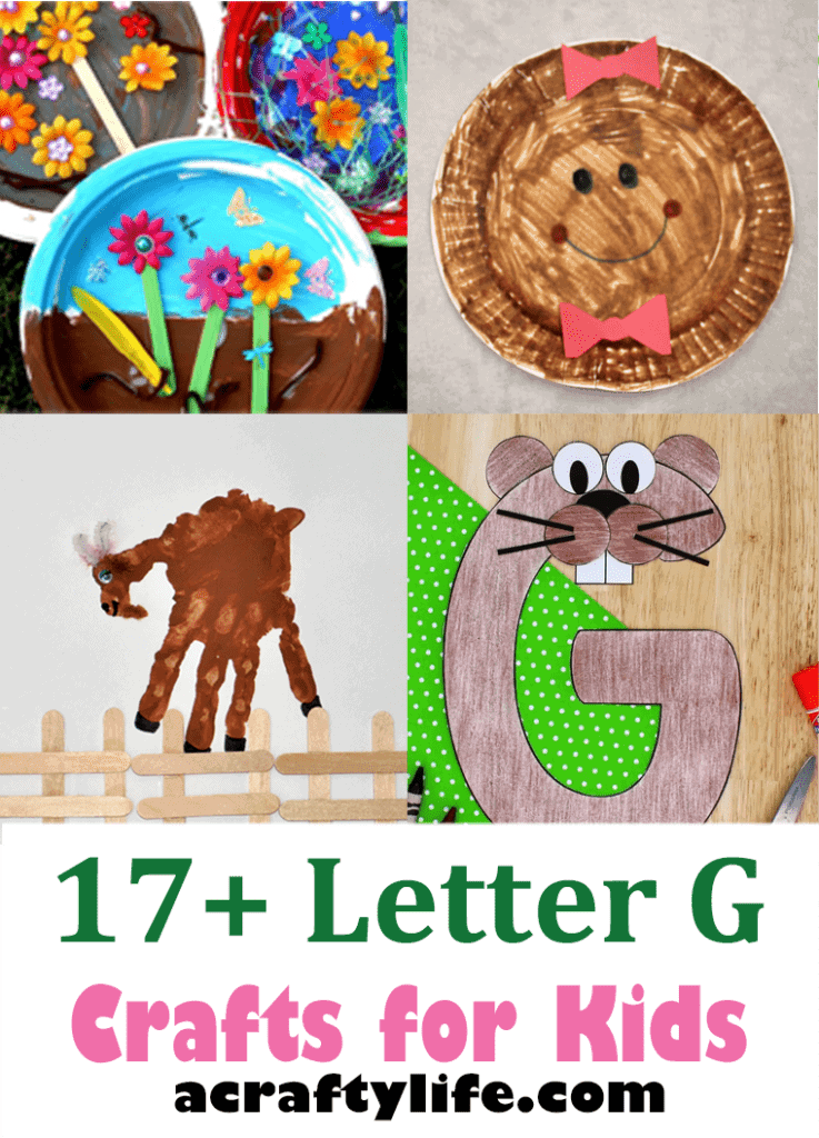 Try some of these fun and easy letter G arts and crafts for the preschoolers.