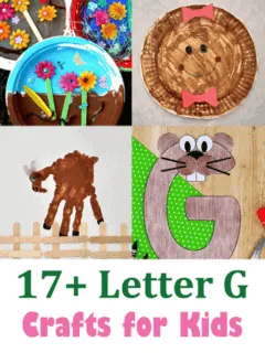 Try some of these fun and easy letter G arts and crafts for the preschoolers.