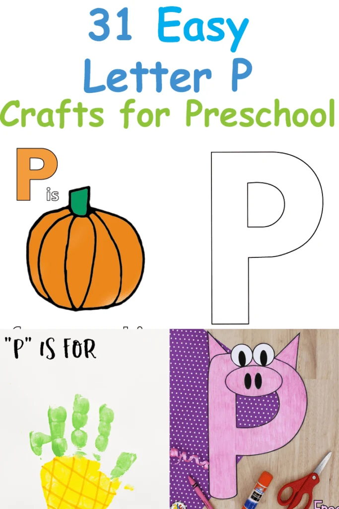 letter p crafts for preschool