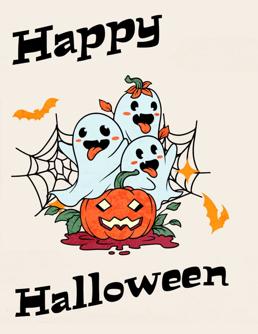 Free Happy Halloween Printable: Coloring Page - A Crafty Life