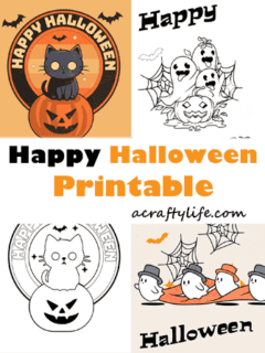Happy Halloween printable