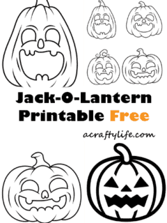 jack-o-lantern printable coloring pages