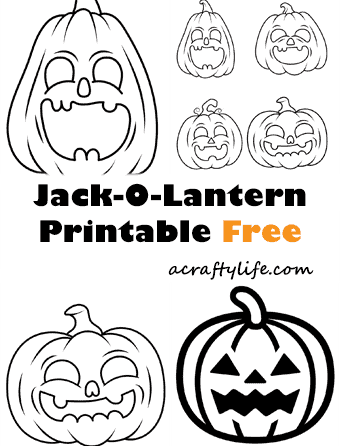 jack-o-lantern printable templates
