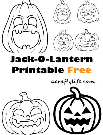 jack-o-lantern printable templates