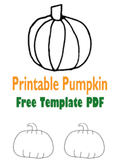 pumpkin printable template